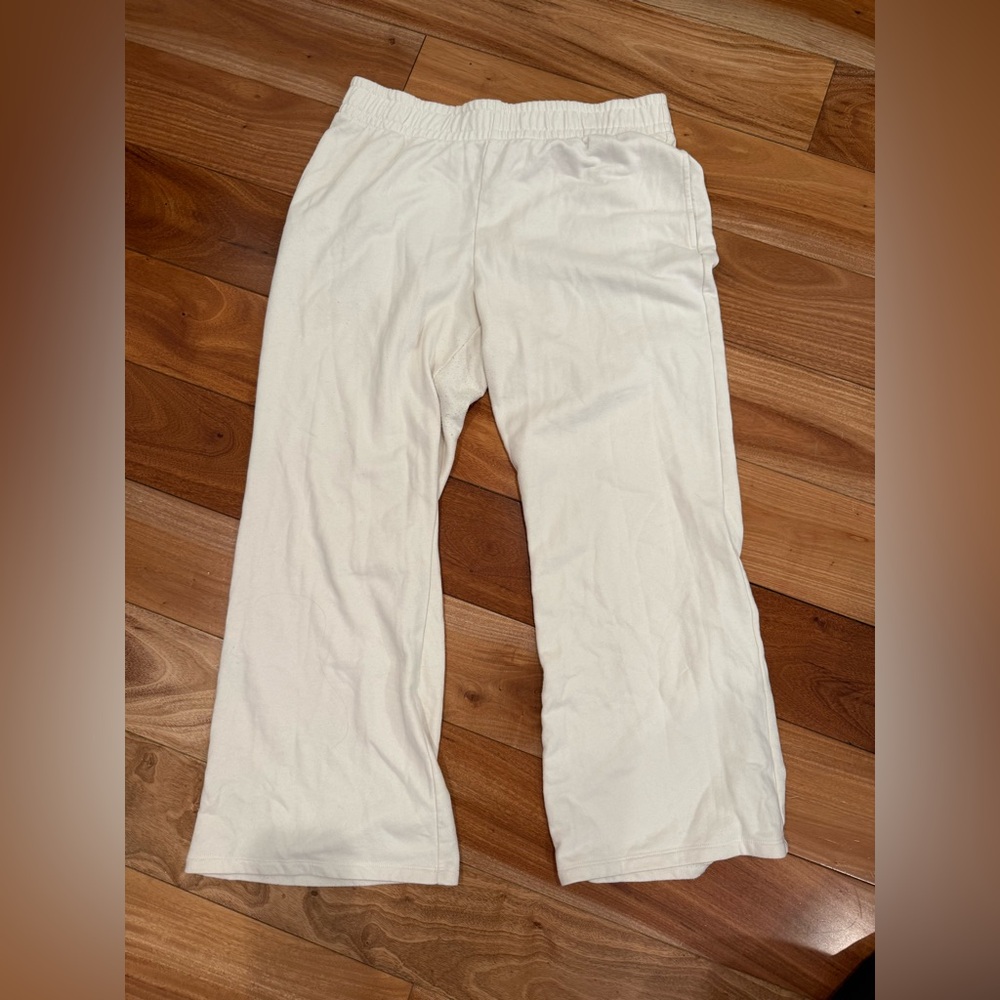 Cream Sweatants